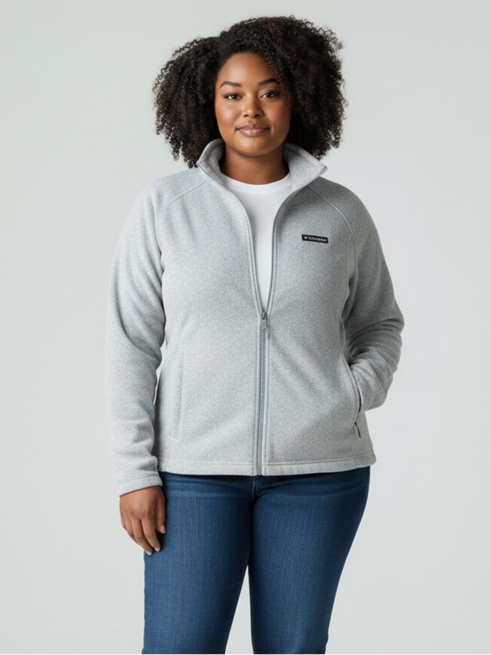 Columbia Women's 2X Sawyer Rapids Full Zip 2.0 Fleece Jacket New Zip Pockets